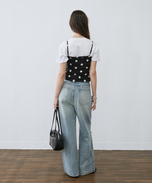 Rohwel(ローウェル)の「Stud Eyelet Shoulder Bag / スタッズアイレットショルダーバッグ(ショルダーバッグ・レディース・ブラック/ベージュ/ホワイト・FREE)」の13枚目の写真