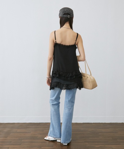 Rohwel(ローウェル)の「Stud Eyelet Shoulder Bag / スタッズアイレットショルダーバッグ(ショルダーバッグ・レディース・ブラック/ベージュ/ホワイト・FREE)」の8枚目の写真