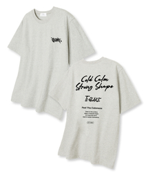 コールドカムオーバーサイズ半袖Tシャツオートミール