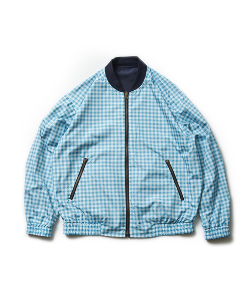 mihns closet(ミンズクローゼット)の「【mihns closet/ミンズクローゼット】リバーシブル フライトジャケット(ブルゾン・メンズ・ブルー/ベージュ/ブラック・M/L)」の1枚目の写真