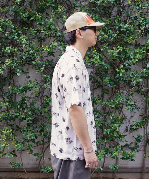 BEAVER(ビーバー)の「B omnivore/ビーオムニボー DOG S/S SHIRT(シャツ/ブラウス・メンズ・ホワイト系2/チャコールグレー・M/L)」の3枚目の写真