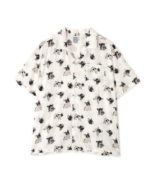 BEAVER(ビーバー)の「B omnivore/ビーオムニボー DOG S/S SHIRT(シャツ/ブラウス・メンズ・ホワイト系2/チャコールグレー・M/L)」の7枚目の写真