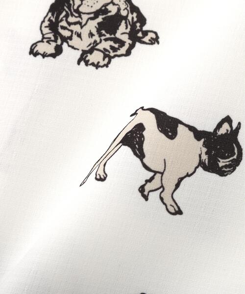BEAVER(ビーバー)の「B omnivore/ビーオムニボー DOG S/S SHIRT(シャツ/ブラウス・メンズ・ホワイト系2/チャコールグレー・M/L)」の8枚目の写真