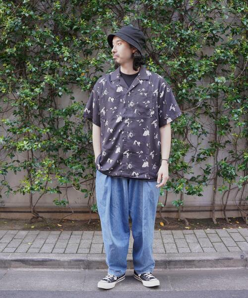 BEAVER(ビーバー)の「B omnivore/ビーオムニボー DOG S/S SHIRT(シャツ/ブラウス・メンズ・ホワイト系2/チャコールグレー・M/L)」の10枚目の写真