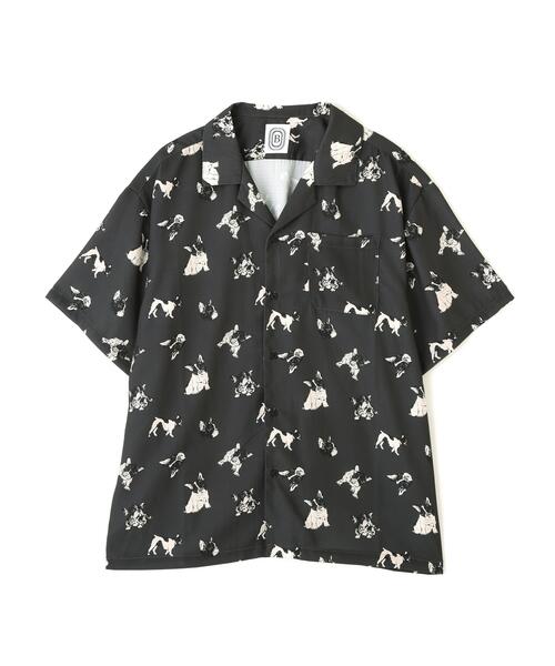 BEAVER(ビーバー)の「B omnivore/ビーオムニボー DOG S/S SHIRT(シャツ/ブラウス・メンズ・ホワイト系2/チャコールグレー・M/L)」の11枚目の写真