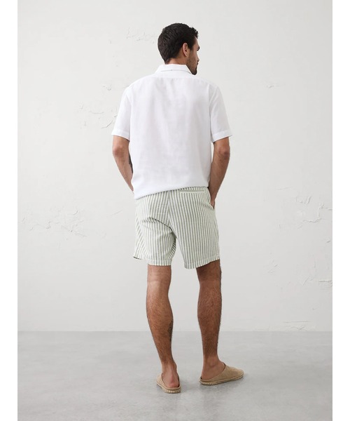 BANANA REPUBLIC FACTORY STORE(バナナリパブリック ファクトリーストア)の「BANANA REPUBLIC FACTORY STORE スタンダードフィット 7インチ リネンブレンド デッキショーツ(その他パンツ・メンズ・イエロー/ブルー/グリーン・L/M/XL/S)」の6枚目の写真