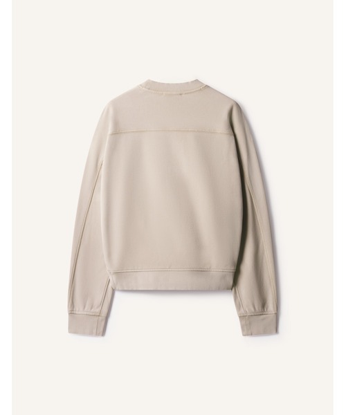 Maison Kitsune(メゾンキツネ)の「DREAMING FOX OPEN POCKET SWEATSHIRT(スウェット・レディース・ベビーピンク/ライトベージュ・XS/S/M/L)」の4枚目の写真