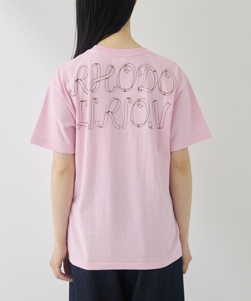 RhodolirioN（ロドリリオン）の「[RhodolirioN/ロドリリオン]Printed Making a bow with Ribbon Tee（Tシャツ/カットソー・レディース・ブラック/ピンク/ホワイト・0）」の16枚目の写真