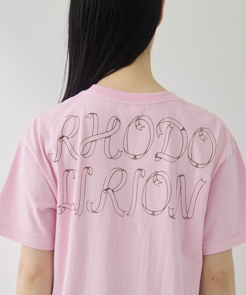RhodolirioN（ロドリリオン）の「[RhodolirioN/ロドリリオン]Printed Making a bow with Ribbon Tee（Tシャツ/カットソー・レディース・ブラック/ピンク/ホワイト・0）」の17枚目の写真