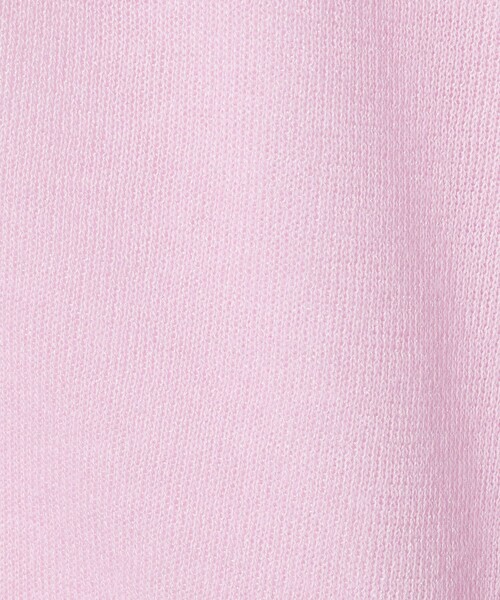 LACOSTE(ラコステ)の「<LACOSTE>ラメニット ポロシャツ(ポロシャツ・レディース・ピンク/オフホワイト・36)」の11枚目の写真