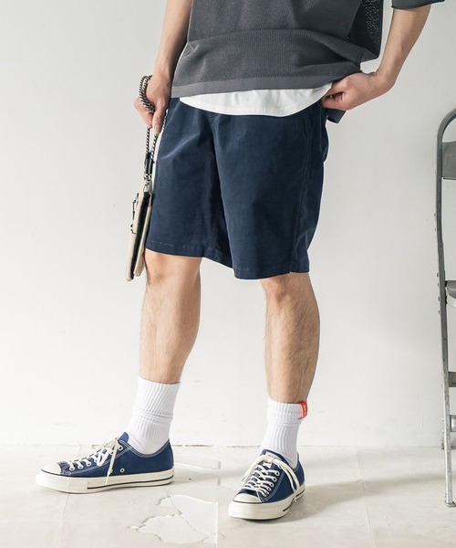 BAYFLOW(ベイフロー)の「【ストレッチ】コールショーツ(その他パンツ・メンズ・ベージュ/ネイビー/ライトグリーン/オフホワイト・LARGE/MEDIUM)」の4枚目の写真