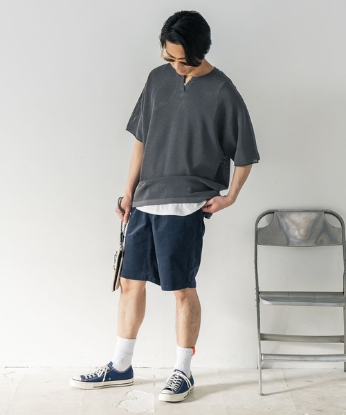 BAYFLOW(ベイフロー)の「【ストレッチ】コールショーツ(その他パンツ・メンズ・ベージュ/ネイビー/ライトグリーン/オフホワイト・LARGE/MEDIUM)」の10枚目の写真