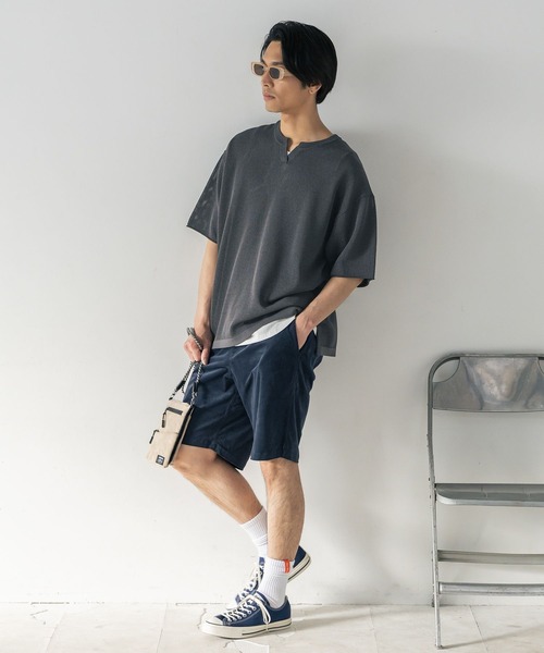 BAYFLOW(ベイフロー)の「【ストレッチ】コールショーツ(その他パンツ・メンズ・ベージュ/ネイビー/ライトグリーン/オフホワイト・LARGE/MEDIUM)」の11枚目の写真