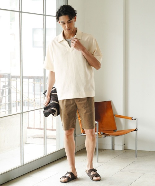 BAYFLOW(ベイフロー)の「【ストレッチ】コールショーツ(その他パンツ・メンズ・ベージュ/ネイビー/ライトグリーン/オフホワイト・LARGE/MEDIUM)」の21枚目の写真