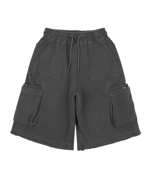 ORDINARY HOLIDAY（オーディナリー ホリデー）の「CARGO JERSEY SHORTS [CHARCOAL]（その他パンツ・レディース・その他・FREE）」の3枚目の写真