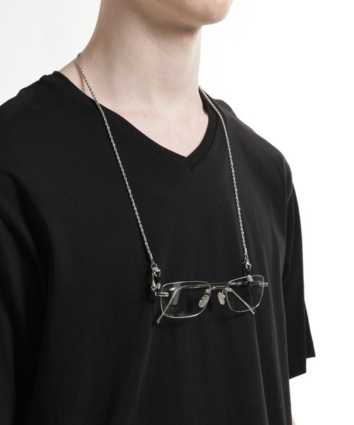 HARE(ハレ)の「【MADE IN JAPAN】モチーフツキグラスコードネックレス(HARE)(メガネ・メンズ・シルバー・FREE)」の12枚目の写真