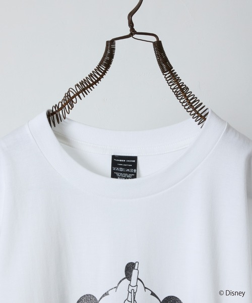 NUMBER (N)INE(ナンバーナイン)の「MICKEY MOUSE OS GLITTER PRINTED T-SHIRT(Tシャツ/カットソー・メンズ・ブラック/ホワイト・5/4/3/2)」の5枚目の写真