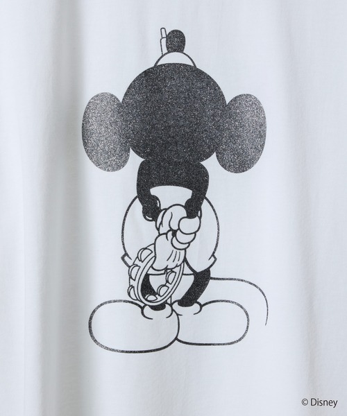 NUMBER (N)INE(ナンバーナイン)の「MICKEY MOUSE OS GLITTER PRINTED T-SHIRT(Tシャツ/カットソー・メンズ・ブラック/ホワイト・5/4/3/2)」の9枚目の写真