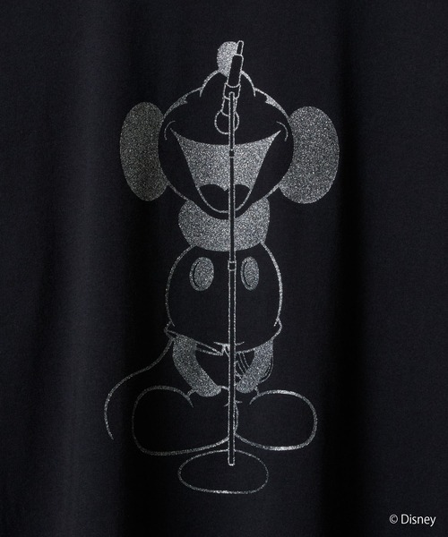NUMBER (N)INE(ナンバーナイン)の「MICKEY MOUSE OS GLITTER PRINTED T-SHIRT(Tシャツ/カットソー・メンズ・ブラック/ホワイト・5/4/3/2)」の11枚目の写真
