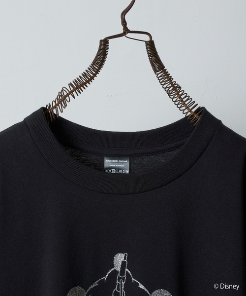 NUMBER (N)INE(ナンバーナイン)の「MICKEY MOUSE OS GLITTER PRINTED T-SHIRT(Tシャツ/カットソー・メンズ・ブラック/ホワイト・5/4/3/2)」の12枚目の写真
