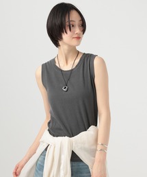 BAYFLOW | ピグメントリブノースリーブTシャツ(Tシャツ/カットソー)