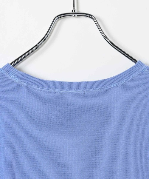 BAYFLOW(ベイフロー)の「ピグメントリブノースリーブTシャツ(Tシャツ/カットソー・レディース・ブラウン/チャコール/ブルー・FREE)」の11枚目の写真