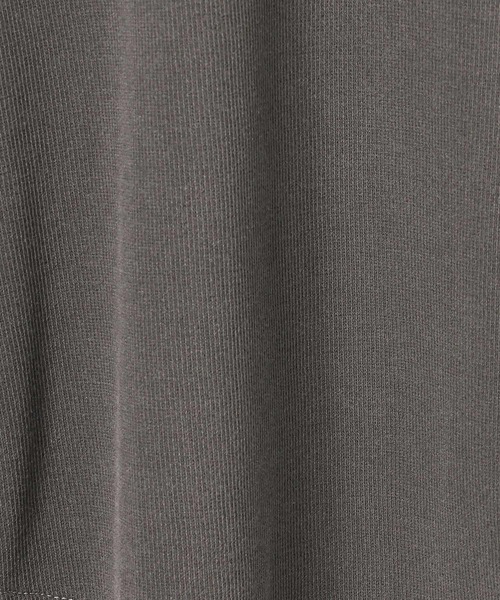 BAYFLOW(ベイフロー)の「ピグメントリブノースリーブTシャツ(Tシャツ/カットソー・レディース・ブラウン/チャコール/ブルー・FREE)」の12枚目の写真