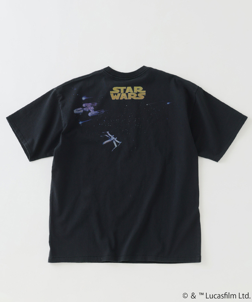 STAR WARS(スターウォーズ)の「STAR WARS / スター・ウォーズ 別注 ヴィンテージ プリントTシャツ(Tシャツ/カットソー・メンズ・ブラック系その他/ブラック/ブラックミックス/ホワイト/ライトグレー・LARGE/MEDIUM)」の22枚目の写真
