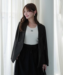 EIMY ISTOIRE | 【UV CARE】AIRY TAILORED JACKET(テーラードジャケット)
