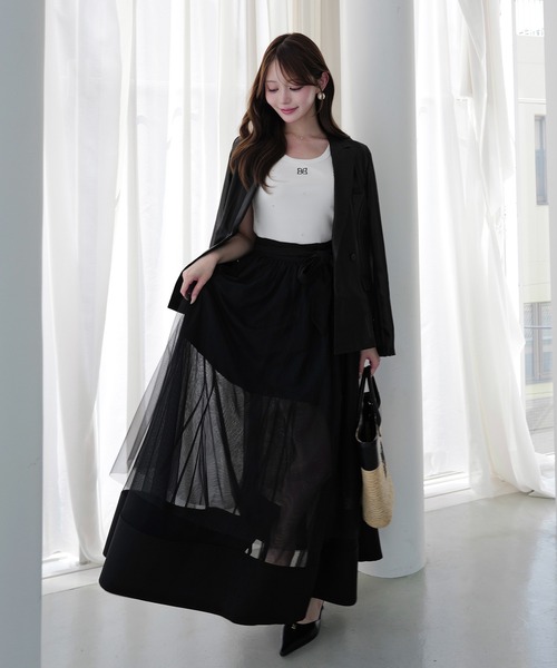EIMY ISTOIRE(エイミーイストワール)の「【UV CARE】AIRY TAILORED JACKET(テーラードジャケット・レディース・ライトピンク/ブラック/ホワイト・F)」の17枚目の写真