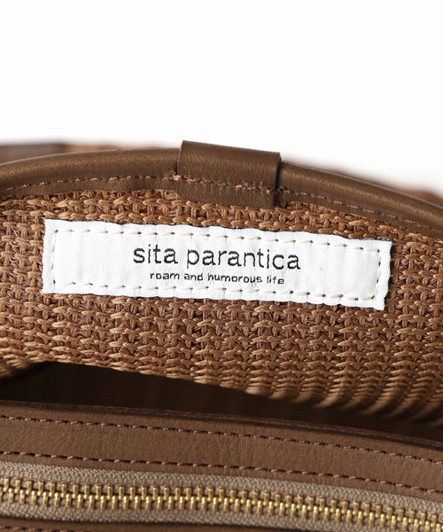 sita parantica(シータパランティカ)の「【SITA PARANTICA/シータパランティカ 】別注レザー×ファブリックトート(トートバッグ・レディース・ブラウン・FREE)」の10枚目の写真