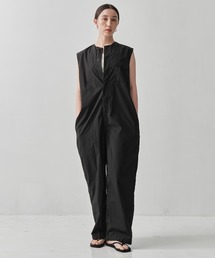 [ATON/エイトン]NATURAL DYED COTTON LAWN JUMP SUIT