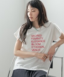 GALLEST | 刺繍フレーズTシャツ(Tシャツ/カットソー)