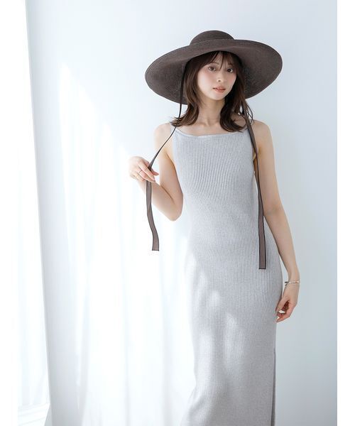 (最終値下げ済みです)Snidel シンプルニットキャミワンピース セール】シンプルニットキャミワンピース（ワンピース）｜SNIDEL