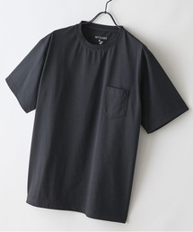 【HEAT BLOCKER/ヒートブロッカー】【まるで着る日傘!遮熱&UVカット】コットンライク 胸ポケットTシャツ 吸水速乾 アンチピリング イージーケア ユニセックス
