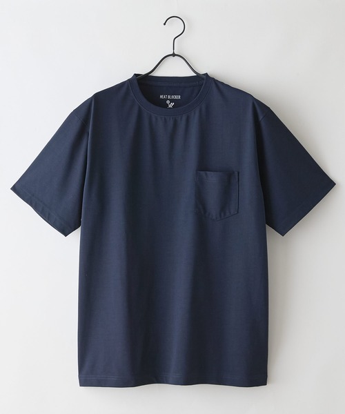 LB/S (エルビーエス)の「【HEAT BLOCKER/ヒートブロッカー】【まるで着る日傘!遮熱&UVカット】コットンライク 胸ポケットTシャツ 吸水速乾 アンチピリング イージーケア ユニセックス(Tシャツ/カットソー・メンズ・ホワイト/チャコールグレー/ブラック/グリーン/ネイビー・LARGE/MEDIUM/X-LARGE)」の19枚目の写真