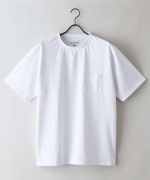 LB/S (エルビーエス)の「【HEAT BLOCKER/ヒートブロッカー】【まるで着る日傘!遮熱&UVカット】コットンライク 胸ポケットTシャツ 吸水速乾 アンチピリング イージーケア ユニセックス(Tシャツ/カットソー・メンズ・ホワイト/チャコールグレー/ブラック/グリーン/ネイビー・LARGE/MEDIUM/X-LARGE)」の13枚目の写真