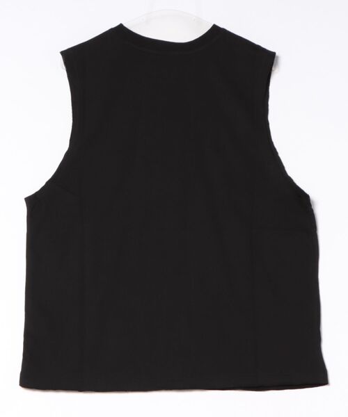 L.H.P(エルエイチピー)の「ERINAIE/エリナイエ/NOUVEAU E SLEEVELESS(Tシャツ/カットソー・レディース・ホワイト/ブラック・F)」の3枚目の写真