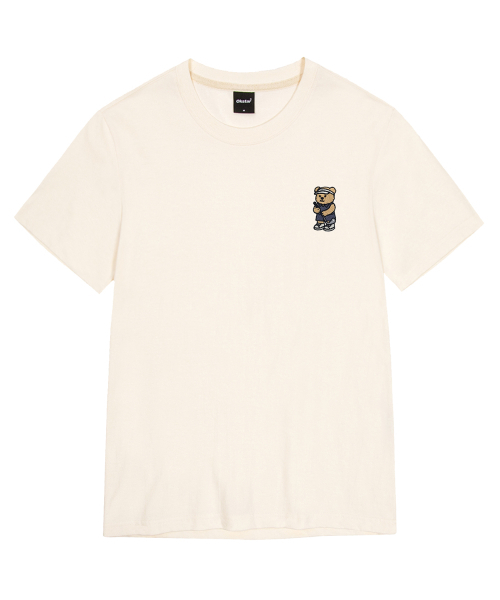 OKSTAR(オクスター)の「ゴルフクマ刺繍半袖Tシャツ(Tシャツ/カットソー・メンズ・ホワイト/ブラック/グレー/クリーム/ライトグレー/ライトベージュ・SMALL/MEDIUM/LARGE/X-LARGE/2XL/3XL/4XL)」の13枚目の写真