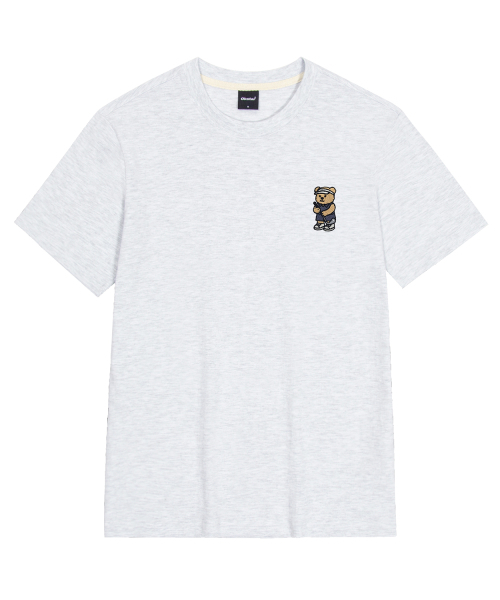 OKSTAR(オクスター)の「ゴルフクマ刺繍半袖Tシャツ(Tシャツ/カットソー・メンズ・ホワイト/ブラック/グレー/クリーム/ライトグレー/ライトベージュ・SMALL/MEDIUM/LARGE/X-LARGE/2XL/3XL/4XL)」の14枚目の写真