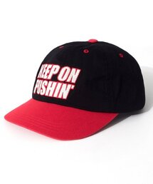 QT8 GARMENTS（キューティーエイトガーメント）の「WA KOP Baseball Cap (Black/Red)（キャップ）」