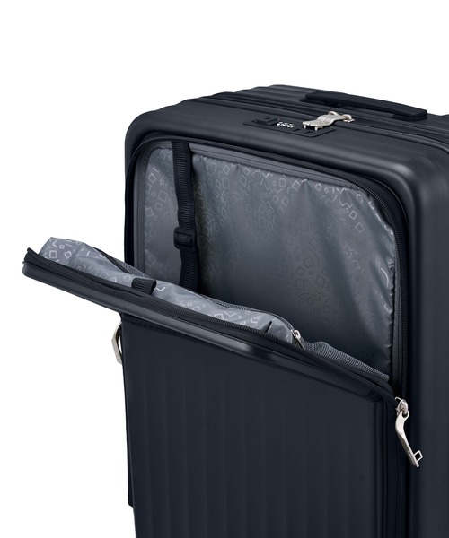 AMERICAN TOURISTER(アメリカンツーリスター)の「アメリカンツーリスター TRANTO スピナー68/25 エキスパンダー TSA BO ブラック(スーツケース/キャリーバッグ・メンズ・ブラック・M)」の10枚目の写真
