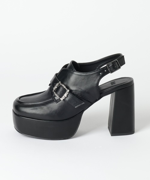 HARE(ハレ)の「ベルトデザインチャンキーサボサンダル(HARE)(サンダル・レディース・ブラック・MEDIUM/LARGE)」の11枚目の写真