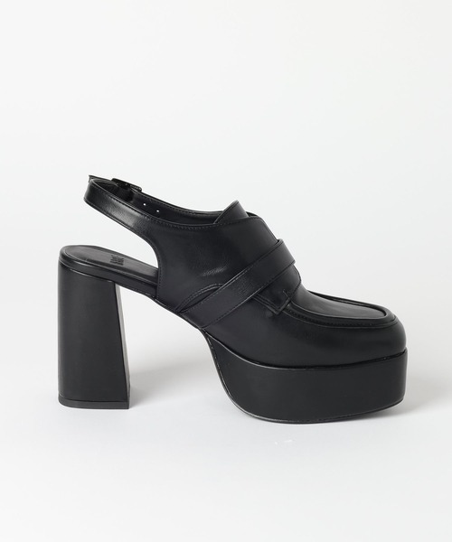 HARE(ハレ)の「ベルトデザインチャンキーサボサンダル(HARE)(サンダル・レディース・ブラック・MEDIUM/LARGE)」の10枚目の写真