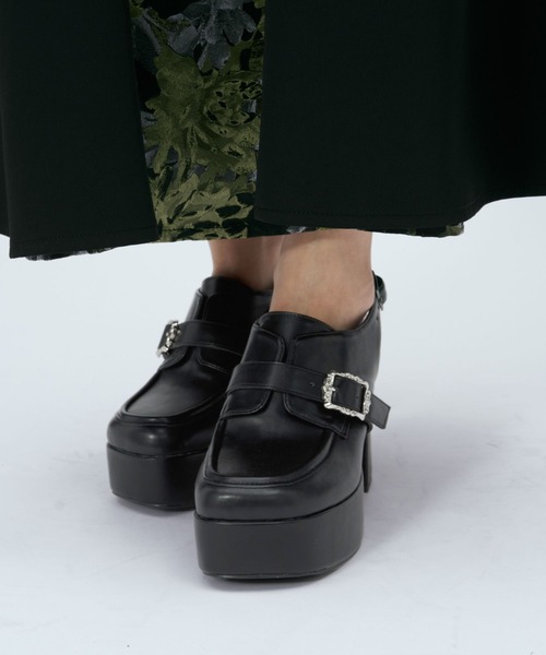 HARE(ハレ)の「ベルトデザインチャンキーサボサンダル(HARE)(サンダル・レディース・ブラック・MEDIUM/LARGE)」の15枚目の写真