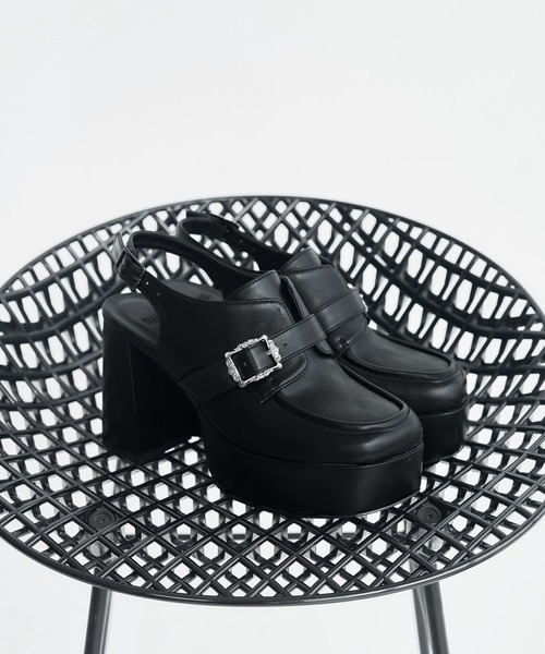 HARE(ハレ)の「ベルトデザインチャンキーサボサンダル(HARE)(サンダル・レディース・ブラック・MEDIUM/LARGE)」の18枚目の写真