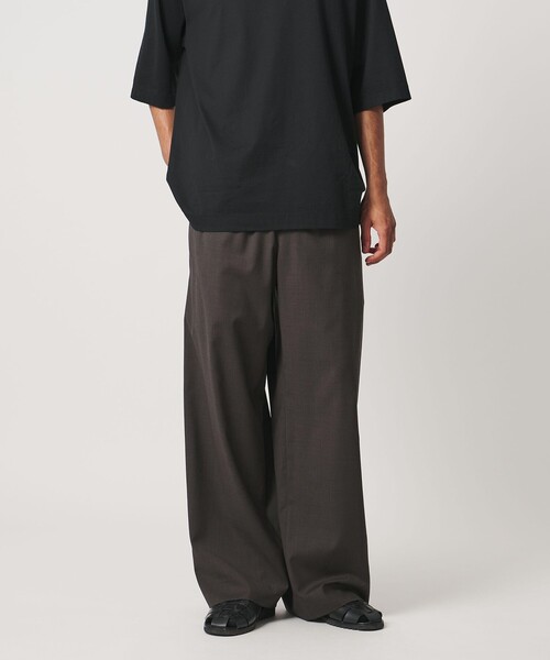 LOEFF（ロエフ）の「＜LOEFF＞トロピカルウール ハーレム パンツ MENS（その他パンツ・メンズ・ワイン/ブラウン系・2/1/0）」の3枚目の写真