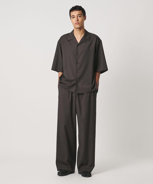 LOEFF（ロエフ）の「＜LOEFF＞トロピカルウール ハーレム パンツ MENS（その他パンツ・メンズ・ワイン/ブラウン系・2/1/0）」の6枚目の写真