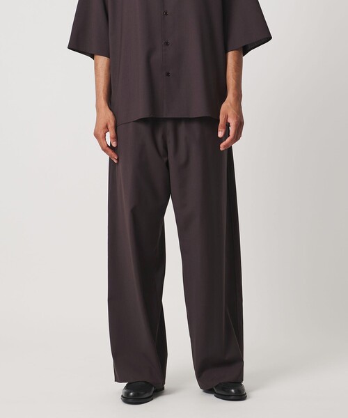 LOEFF（ロエフ）の「＜LOEFF＞トロピカルウール ハーレム パンツ MENS（その他パンツ・メンズ・ワイン/ブラウン系・2/1/0）」の8枚目の写真