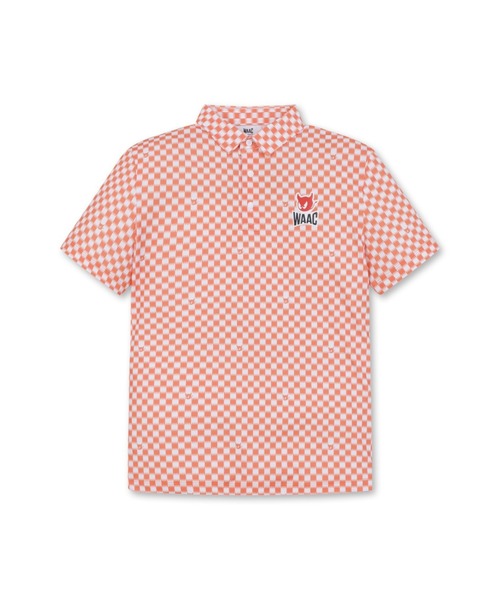 WAAC(ワック)の「MENS ZIGZAG WAACKYポロ(ポロシャツ・メンズ・ブラック/オレンジ・SMALL/MEDIUM/LARGE)」の2枚目の写真